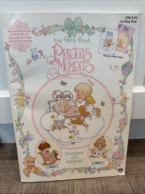 Vintage 1999 The baby Precious Moments cross stitch pattern book
